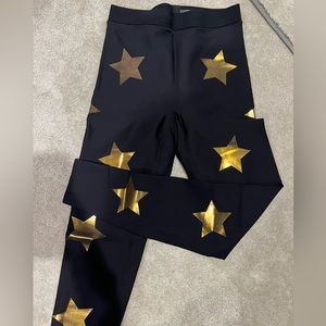 Ultracor leggings with gold foil stars